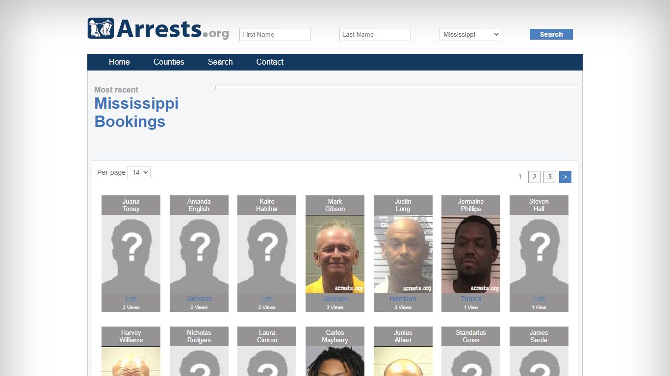 Hinds County Arrests and Inmate Search